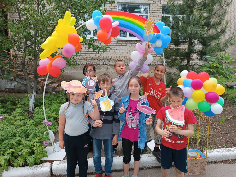 Открытие детского лагеря "Солнышко".